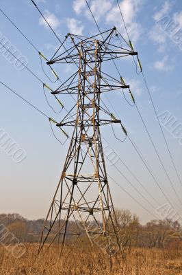 Power transmission pole