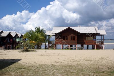 Houses on the beach
