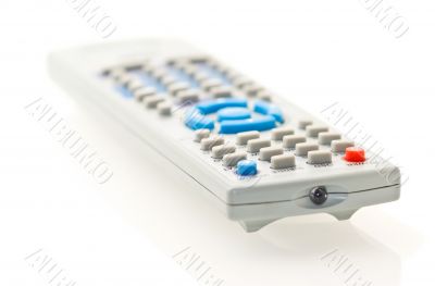 grey remote control for TV