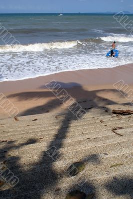 Boat on the beach Ao Nang