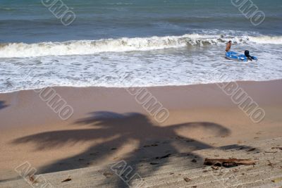 Boat and beach