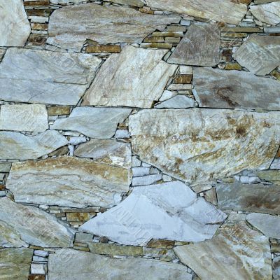 flat stone wall