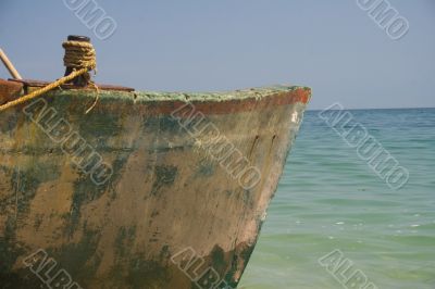 Fishing boat bow