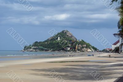 Beach and temple