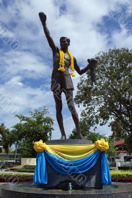 Monument of boxer