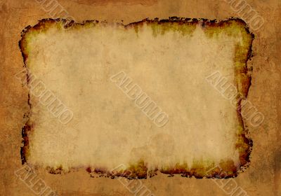 Background - a sheet of the old, soiled paper