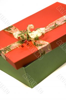 red and green gift box