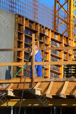 worker in overalls