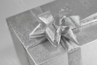 silver gift box