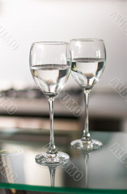 Two cups for wine