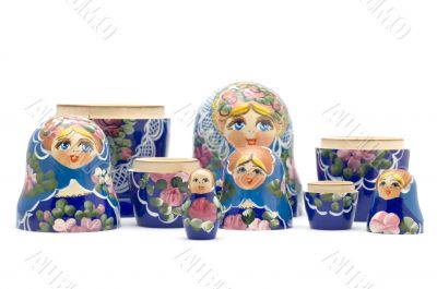 Russian national souvenir close up