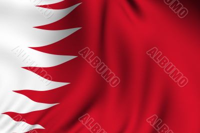 Rendered Bahraini Flag