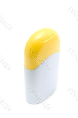 small container for shampoo