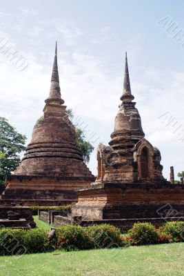 Two stupas