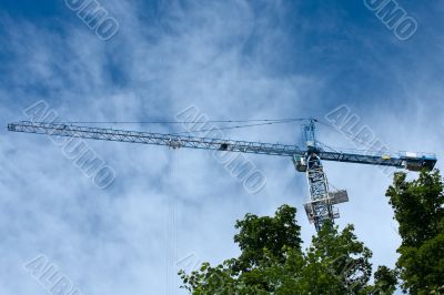 Building tower crane