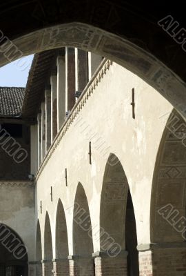Castle of Pandino, the court