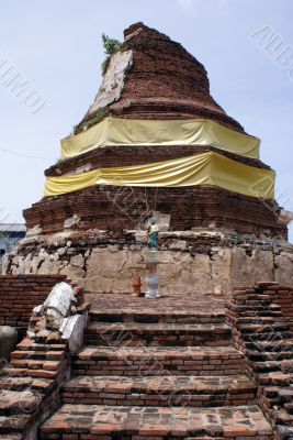 Brick stupa