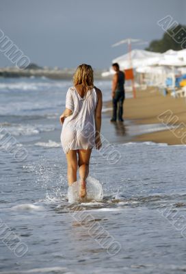 Wet dress