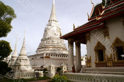 Stupa and temple