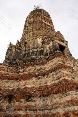 Brick stupa in Ayuthaya