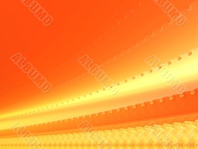orange fractal background