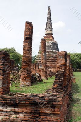 Brick stupa