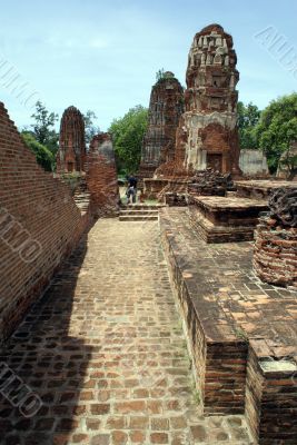 Inside wat Mahathat