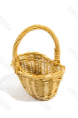 empty wicker basket