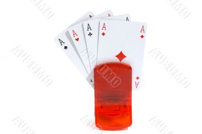 four aces in a clip