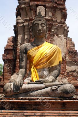 Buddha in wat Mahathat