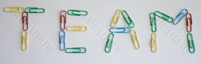 multi-color paper-clips