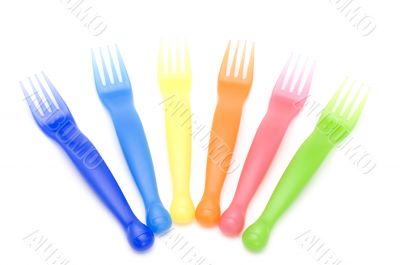 Plastic kitchen fork