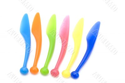 Plastic kitchen knife