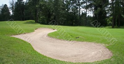 Golf sandtrap