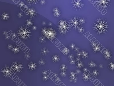 Falling snow