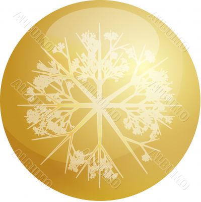 Snowflake globe