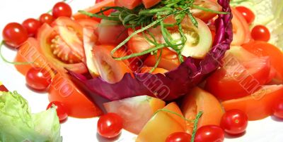 Sliced tomatoes