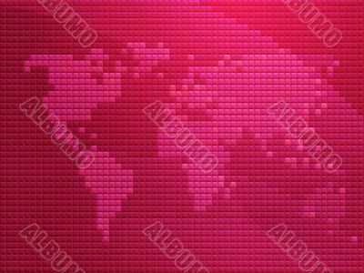 World map mosaic