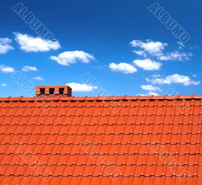 red roofing-tiles
