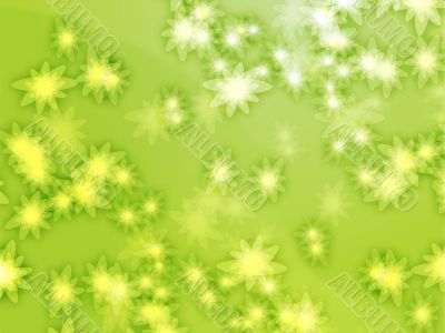 Falling flowers