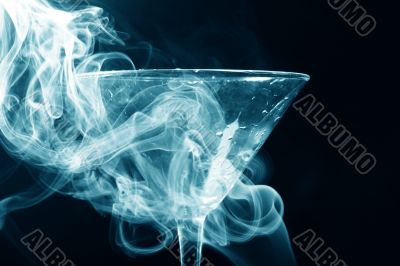 glass and smoke