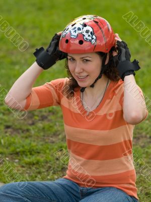Smiling Sports Girl