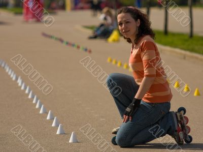 Rollerskating Girl