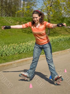 Rollerskating Girl