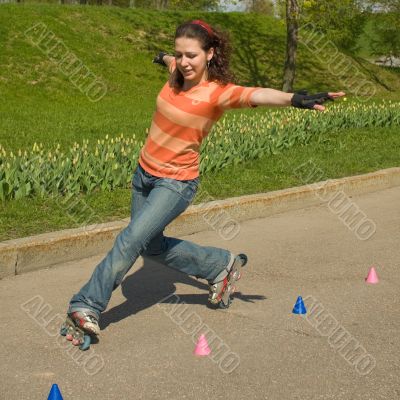 Rollerskating Girl
