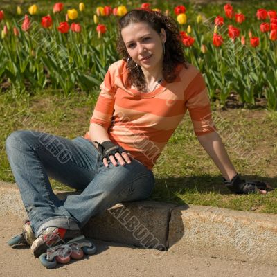 Rollerskating Girl