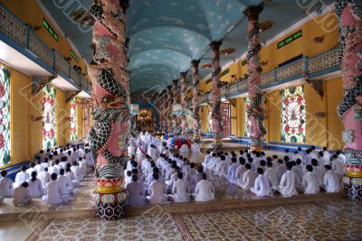 Cao dai temple
