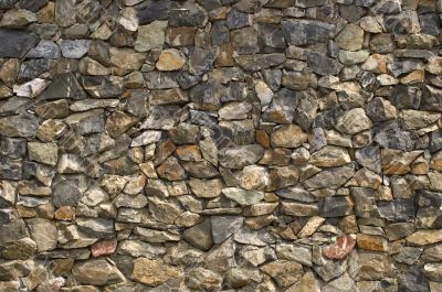 Stone wall.