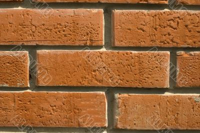 Brick wall.