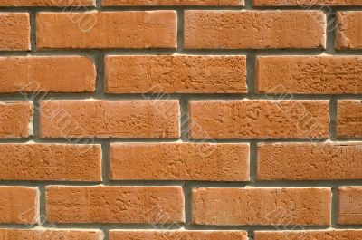 Brick wall.